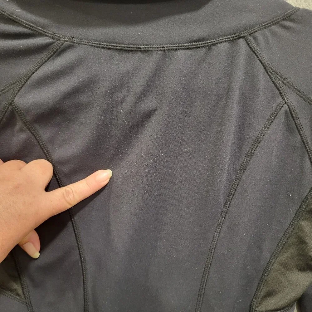 P'tula Zip Turtleneck PulloverTop Women's Size‎ Small Running Exercise Gym - Picture 7 of 7